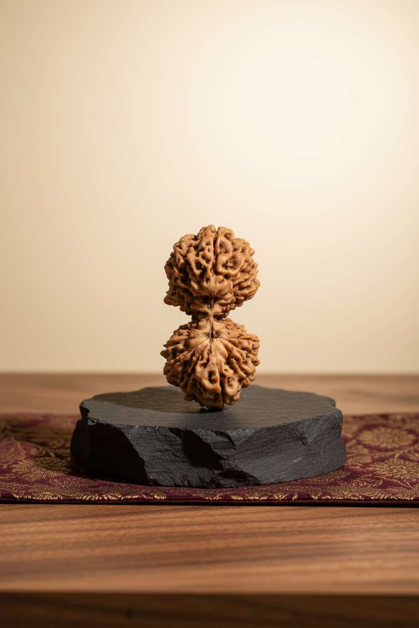 Gauri Shankar 19 Mukhi Rudraksha from Java - 28 mm - ManiMonk