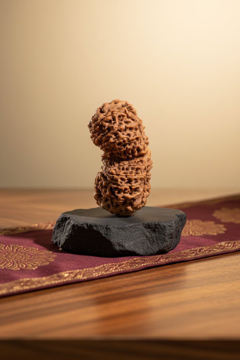 Gauri Shankar 19 Mukhi Rudraksha from Java - 28 mm - ManiMonk
