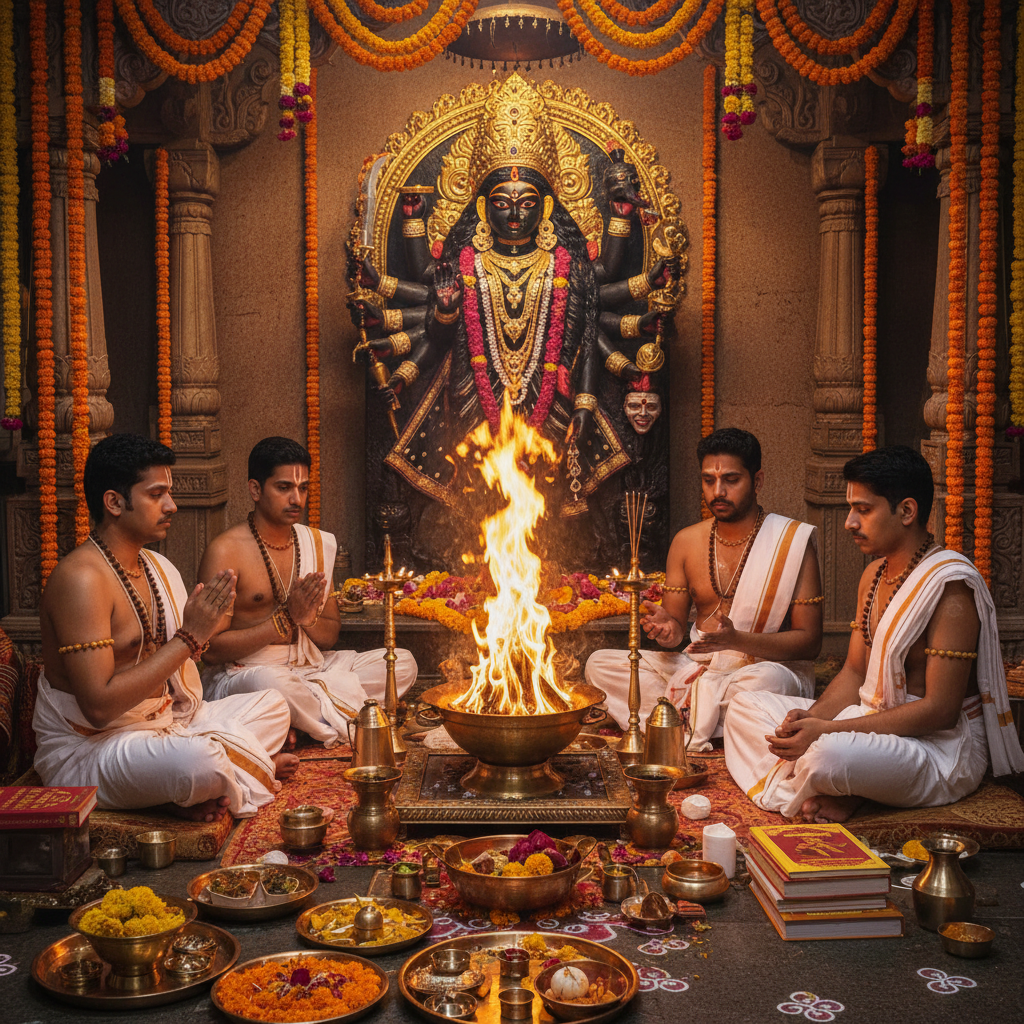 Mahakali puja and Yagna-11000 Chants