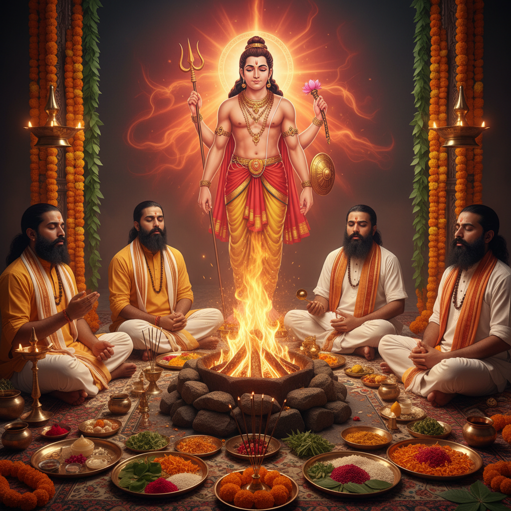 Mangal (Mars) Puja and Jaap-7 Days