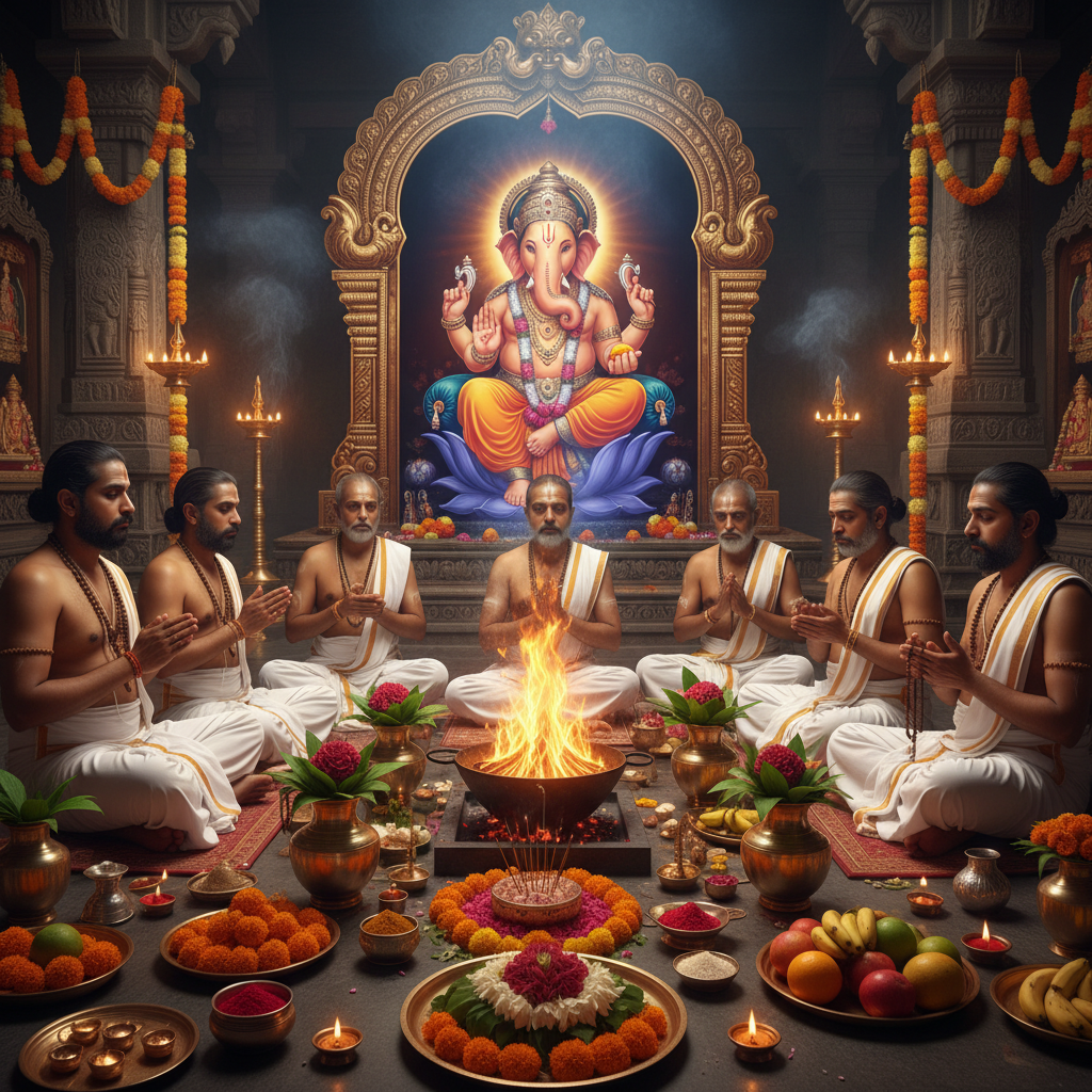 Masik Vinayaka Chavithi (Chaturthi Pooja Vidhanam)-11000 Chants
