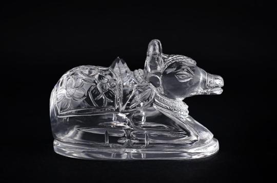 Nandi in Crystal - 647 gms