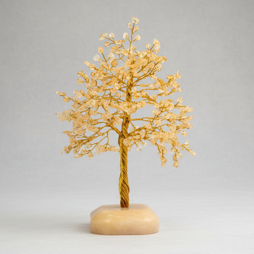 Natural Citrine Chakra Vastu Tree - Big