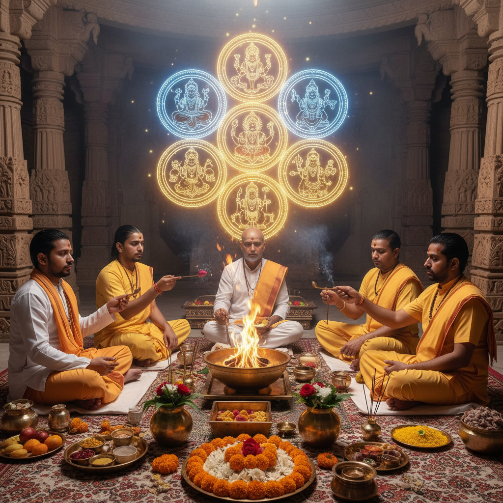 Navagraha Shanti Puja-21 Days