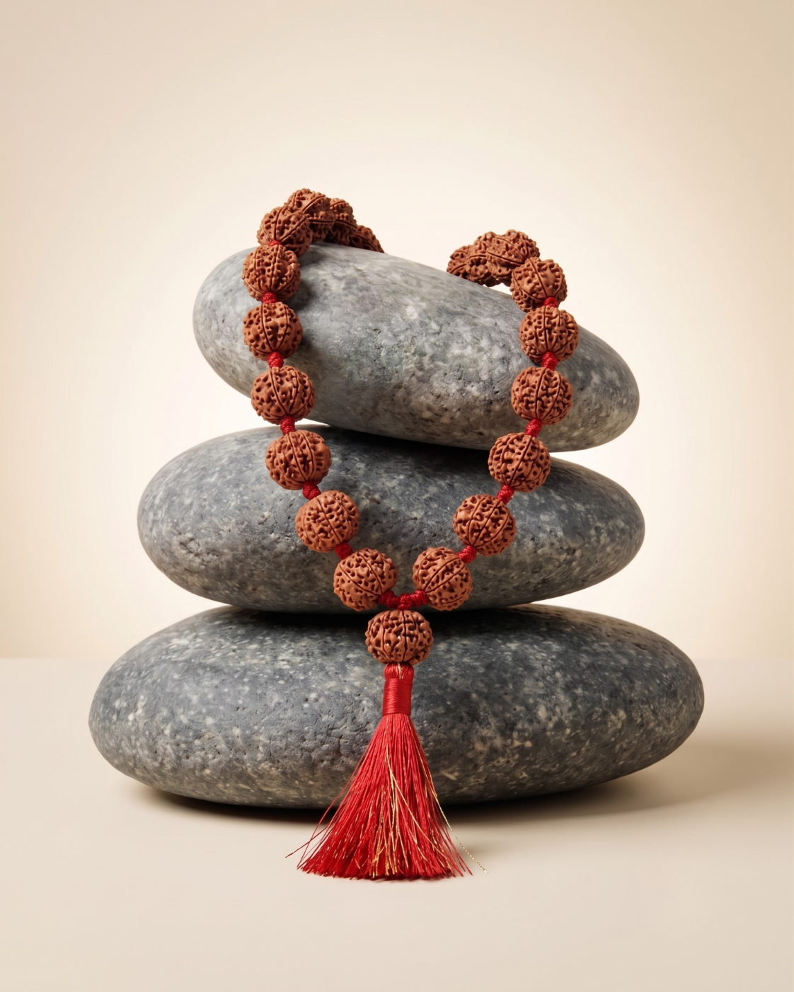 14 Mukhi Nepali Rudraksha Kantha Mala | Authentic Dev Indra Bead Mala