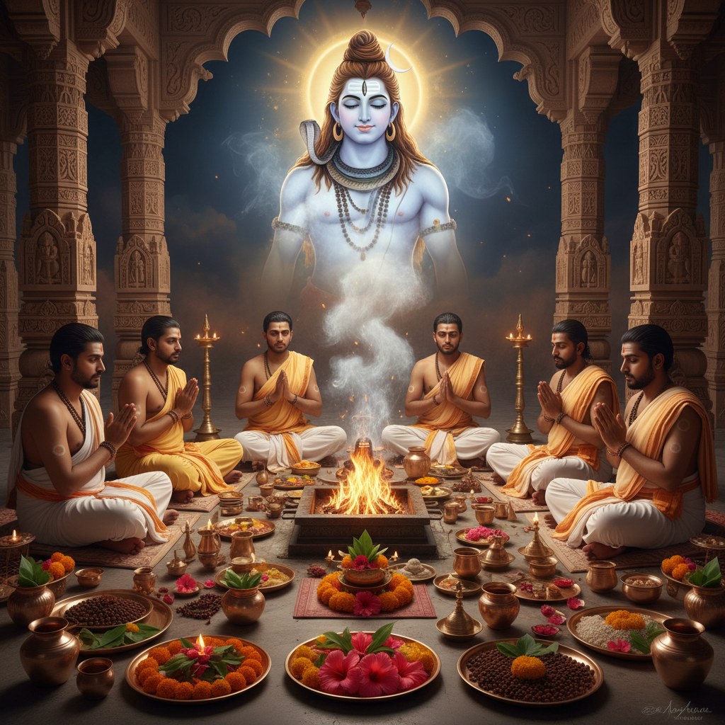 Pradosh Kaal Rudra Puja and Abhishekam