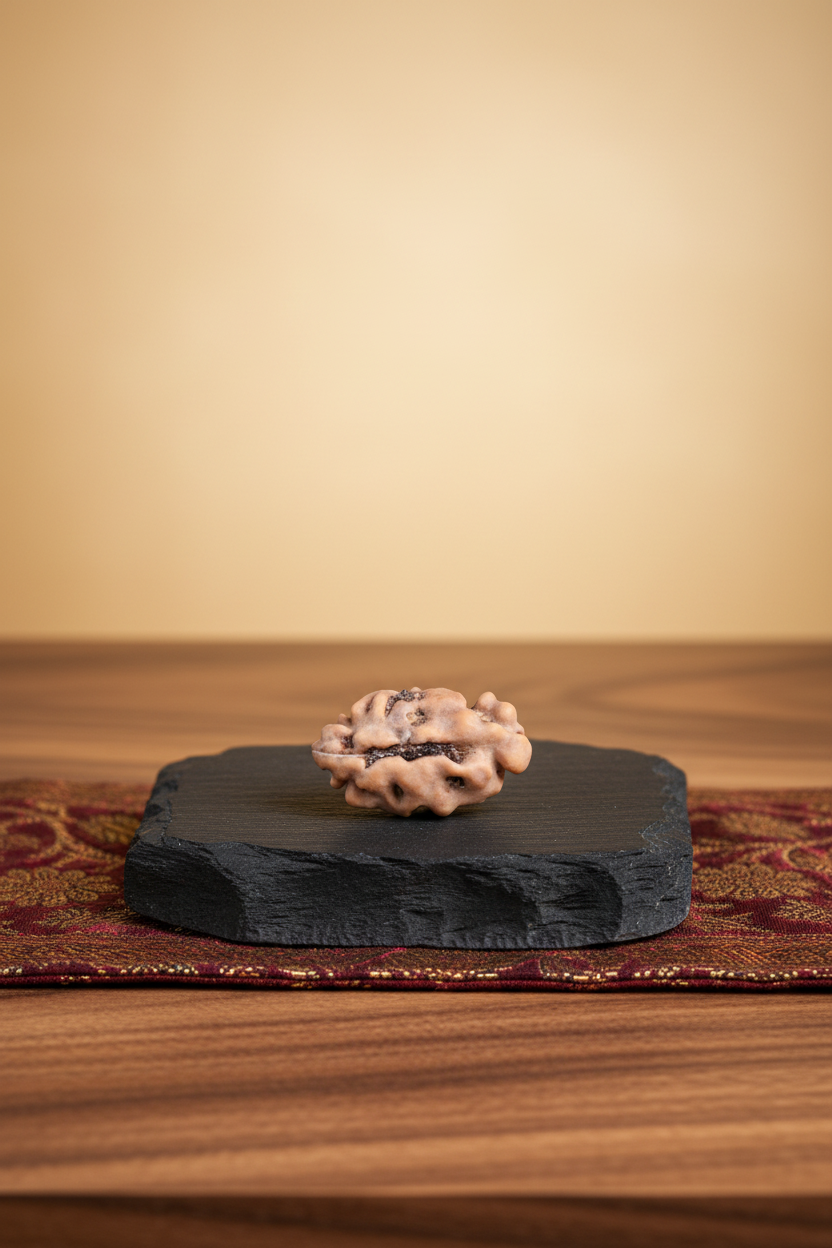 Premium Indonesian Java 1 Mukhi Rudraksha 12mm Regular Luxury Photography