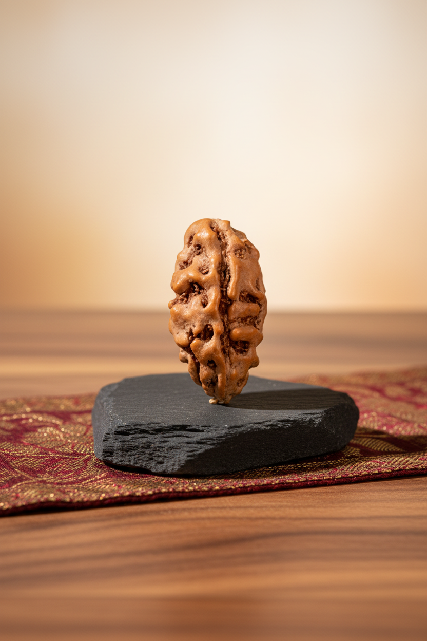 Premium Java Indonesian 1 Mukhi Rudraksha 11mm Regular Luxury Photography