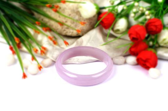 Purple Agate Bangle