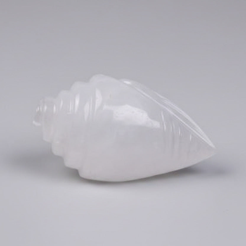 White Quartz Shankh - 45 to 50 gms