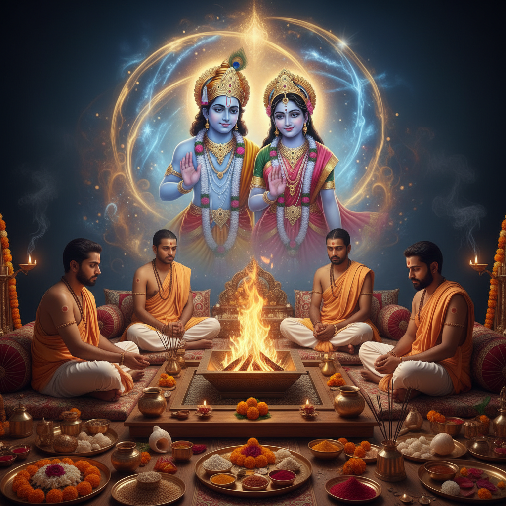 Radha Krishna Puja-21000 Chants