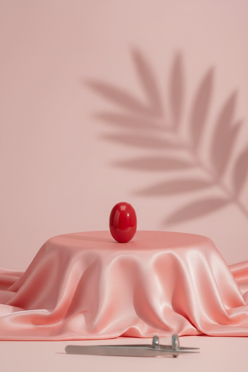 Red Coral Gemstone - Tools Repositioned Below