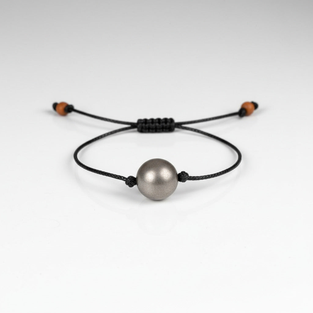 Round shape Parad Gutika bracelet-16 mm
