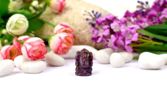 Ruby Ganesh Idol - 73.65 Carat