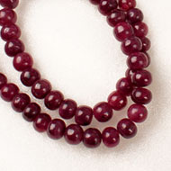 Ruby Mala (Rondelle Beads)