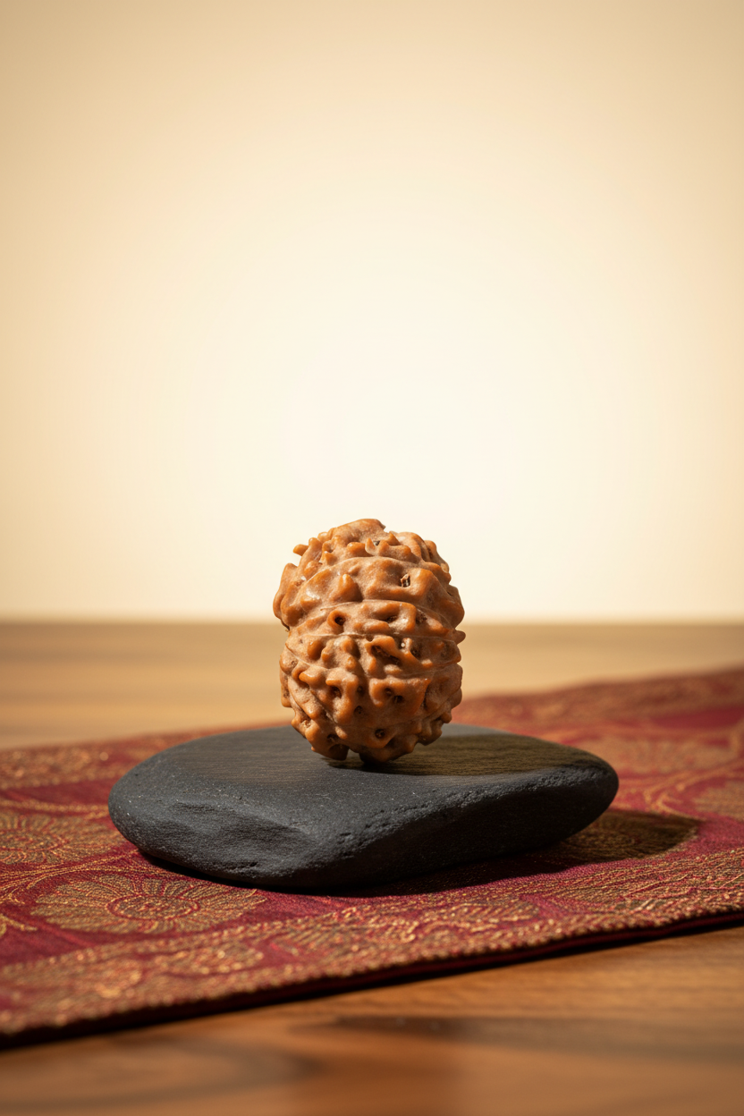 11 Mukhi Java Rudraksha Bead 17mm | Premium Indonesian | Regular - ManiMonk