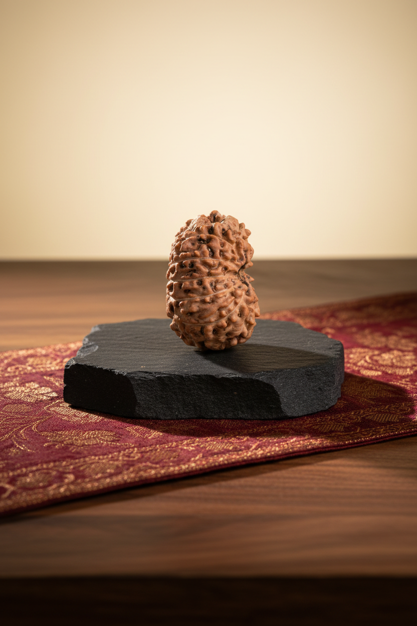 11 Mukhi Premium Java Indonesian Rudraksha Bead 21 mm Collector - ManiMonk