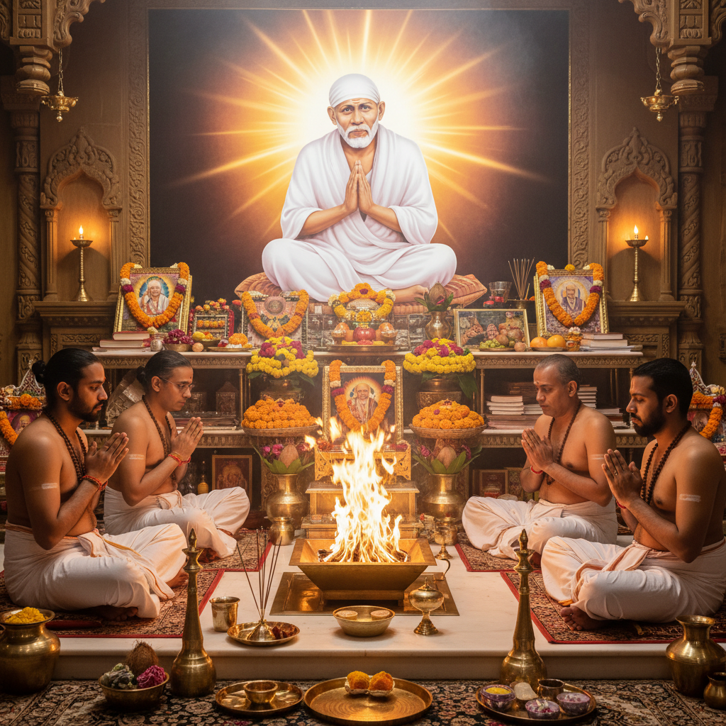 Saibaba Puja Mantra Japa and Yajna-21000 Chants