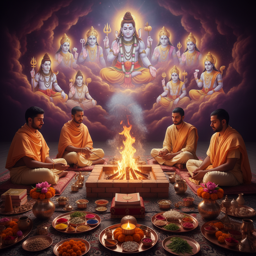 Saptarishi Puja and Yajna-11500 Chants