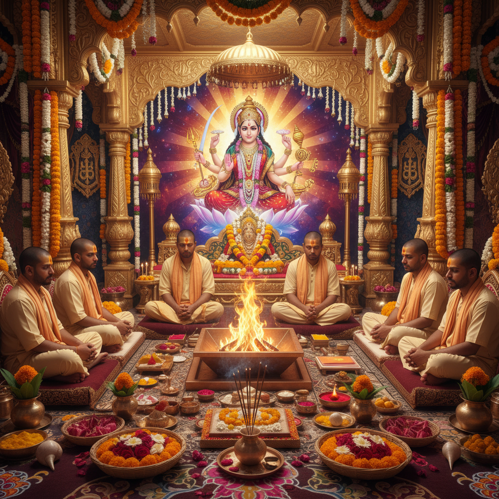 Sat Chandi Chaitra Navratri Mahapuja 19th March 2026-1 Day (Without Prasad)