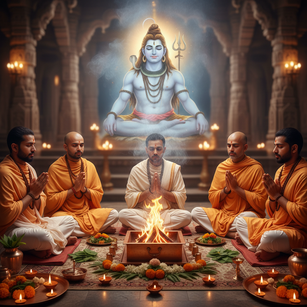 Shiva Sahasranamavalli (1008 names) 1008 Bilva Patra Archana Puja