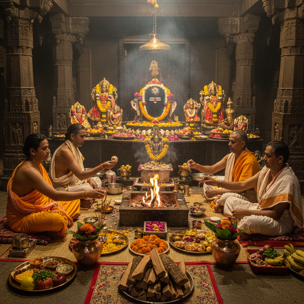 Shradh Puja at Trimbakeshwar