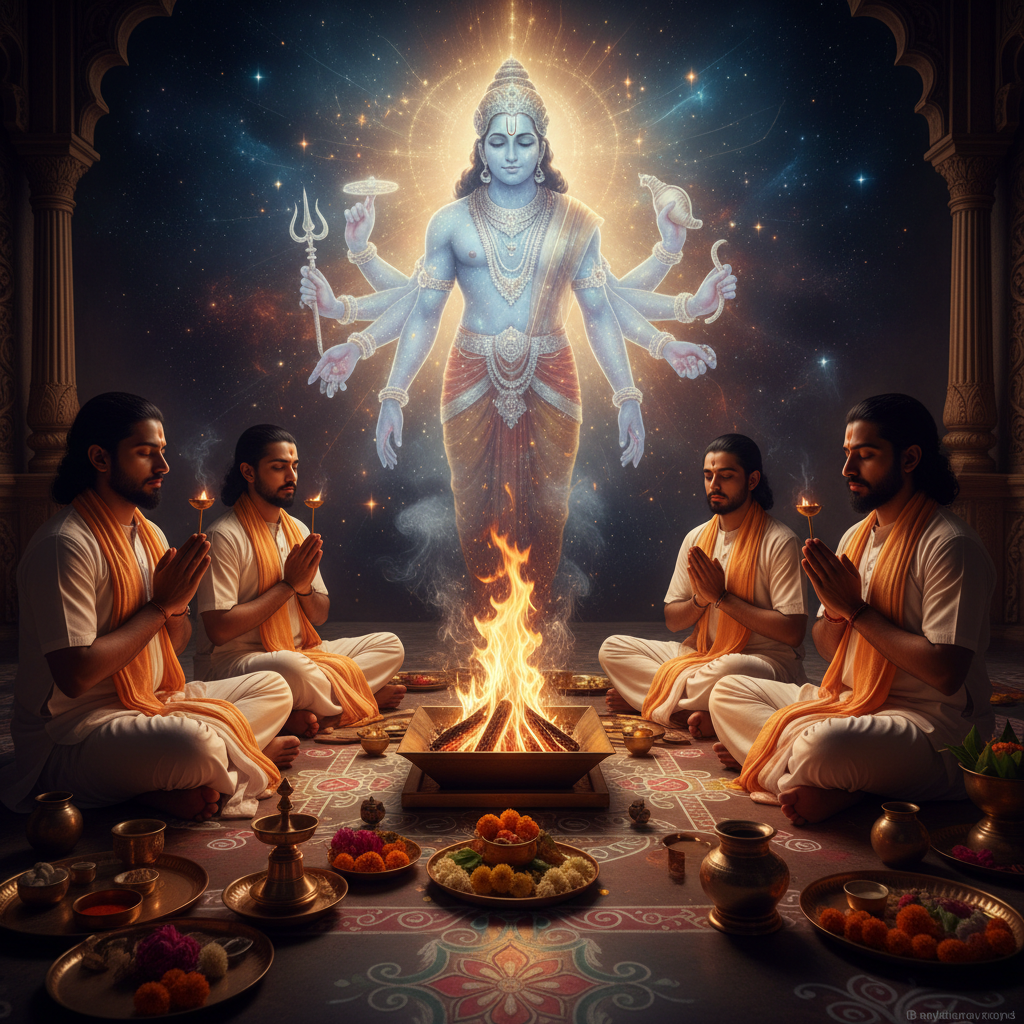 Shree Purusha Sukta Recitation and Yagna-1600 Chants