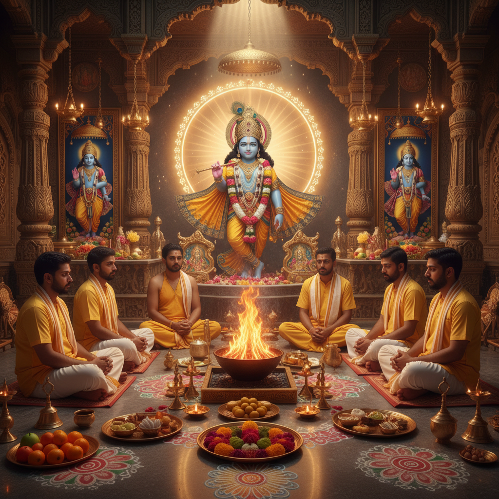 Shri Krishna Chalisa-108 Chants