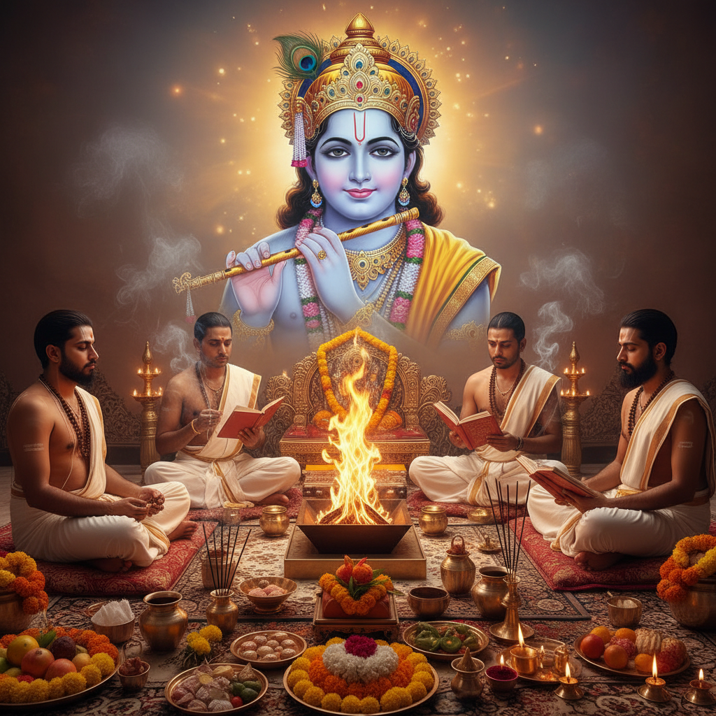 Shri Krishna puja mantra Jaap-125000 Chants