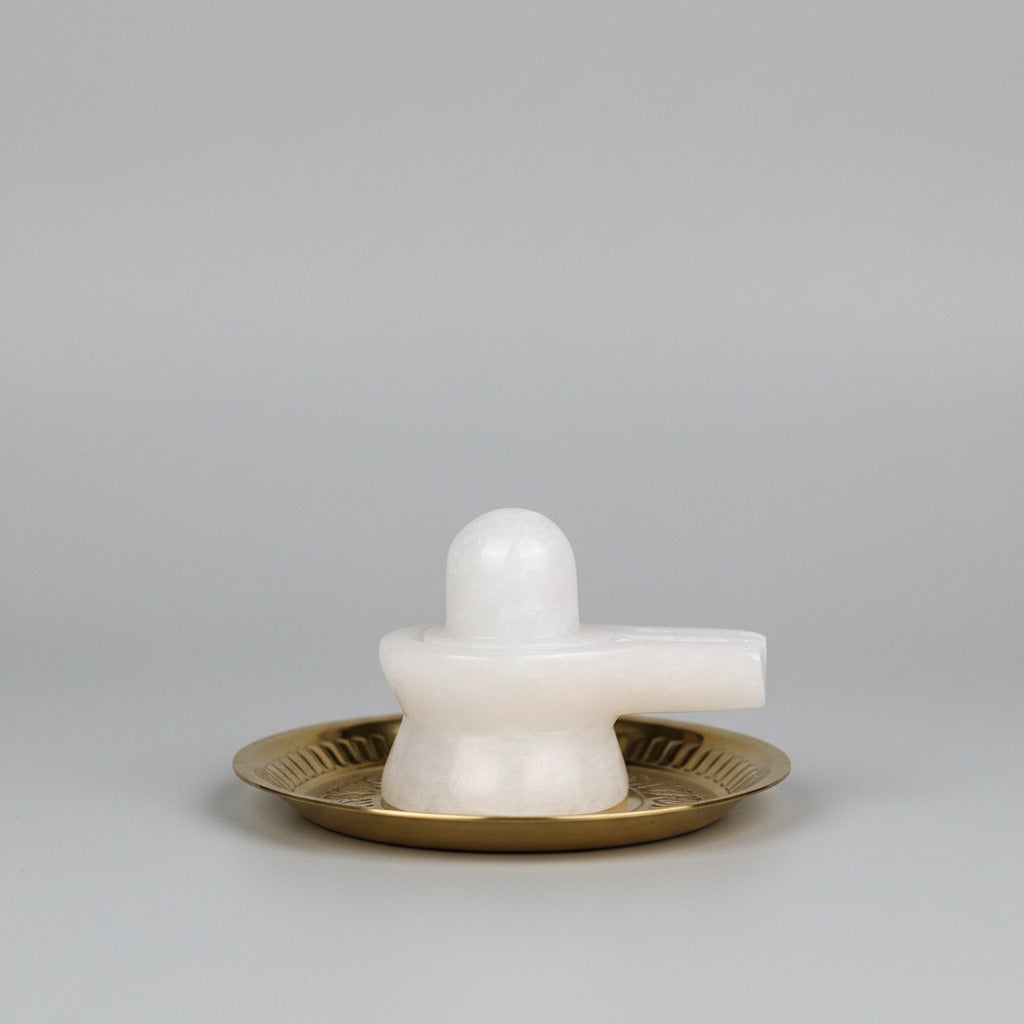 Snow Quartz Shivling 100 to 110 gms