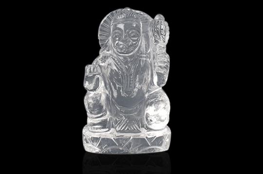 Sphatik Crystal Hanuman Idol-66 gms
