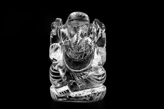 Sphatik Ganesh Idol - 128 gms