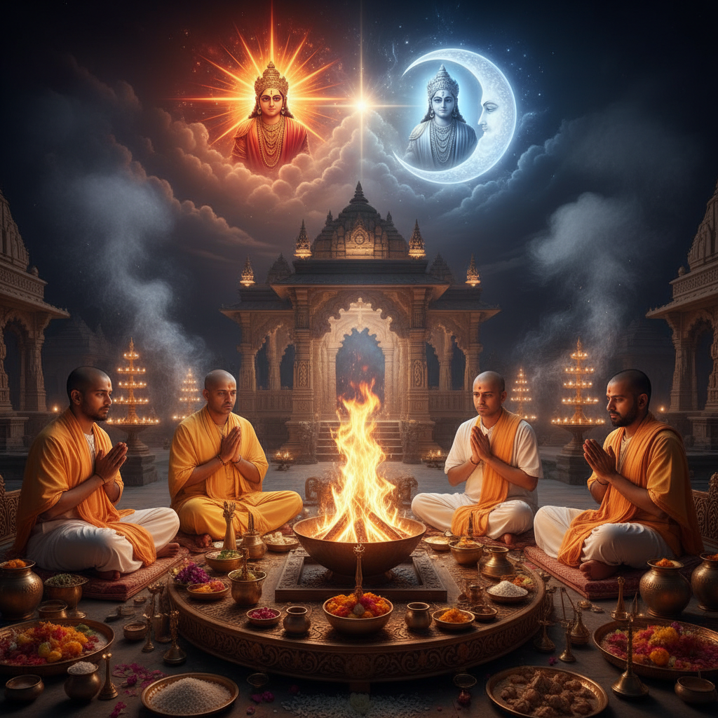 Surya Chandra Amavasya Dosh Nivaran Puja-Night Puja
