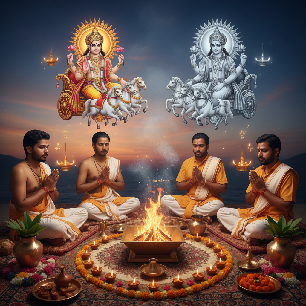 Surya Chandra Japa (Chanting for Sun and Moon)-1 Day