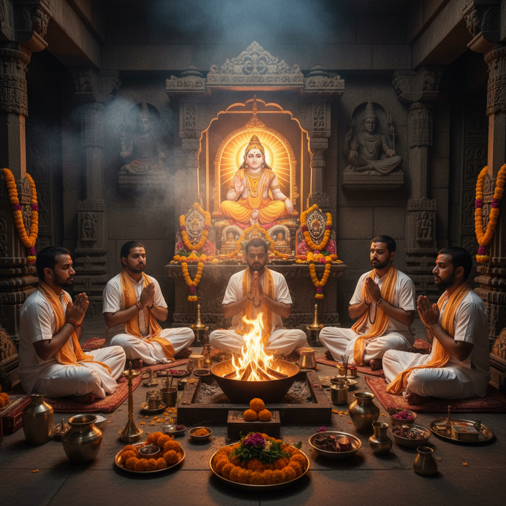 Surya Graha Dosh Nivaran Puja and Japa at Shree Shool Tankeshwar Mahadev Temple, Prayagraj
