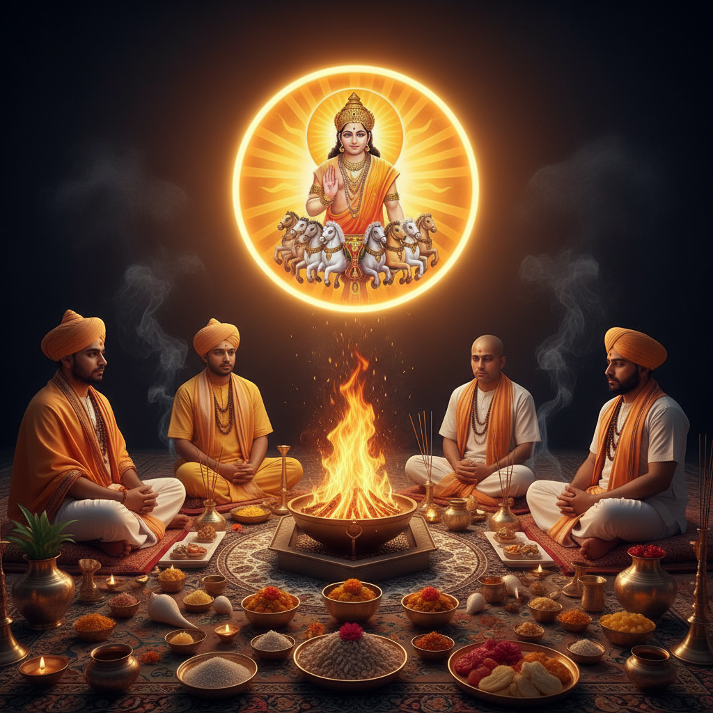 Surya Grahan (Solar Eclipse) Puja