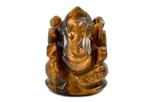 Tiger Eye Ganesha Idol - 127 gms