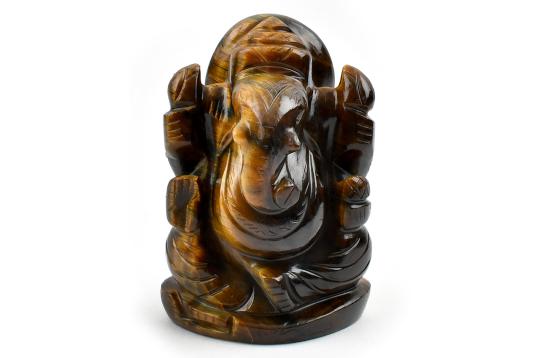 Tiger Eye Ganesha Idol - 137 gms