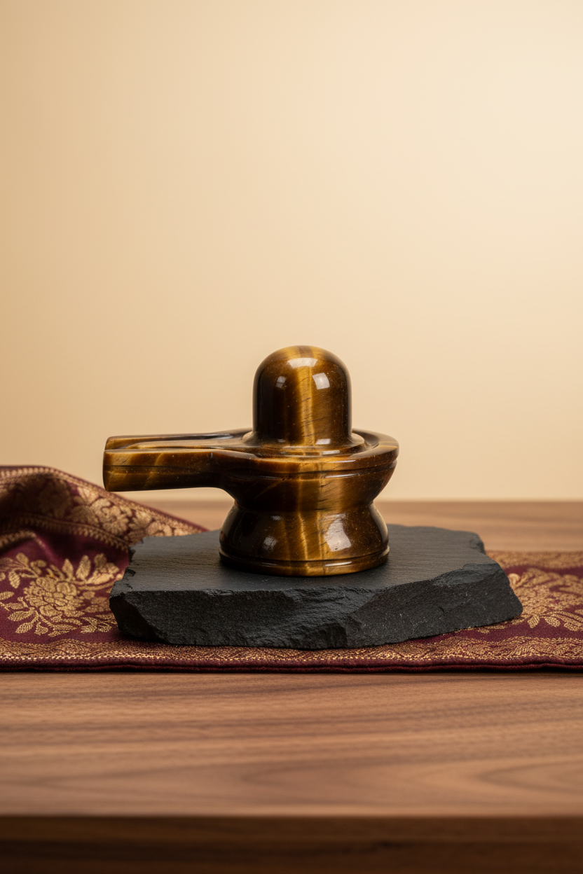Tiger Eye Shivling 1 – Signature Brand Theme