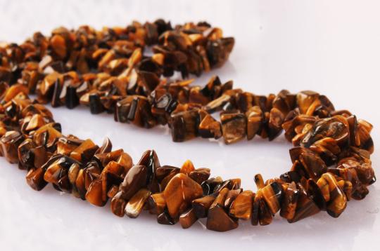 Tiger Eye Uncut Necklace