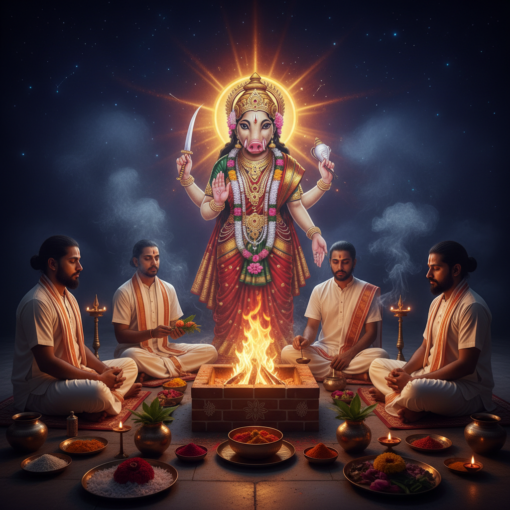 Varahi Devi Mantra Japa and Yajna Night Puja-11000 Chants