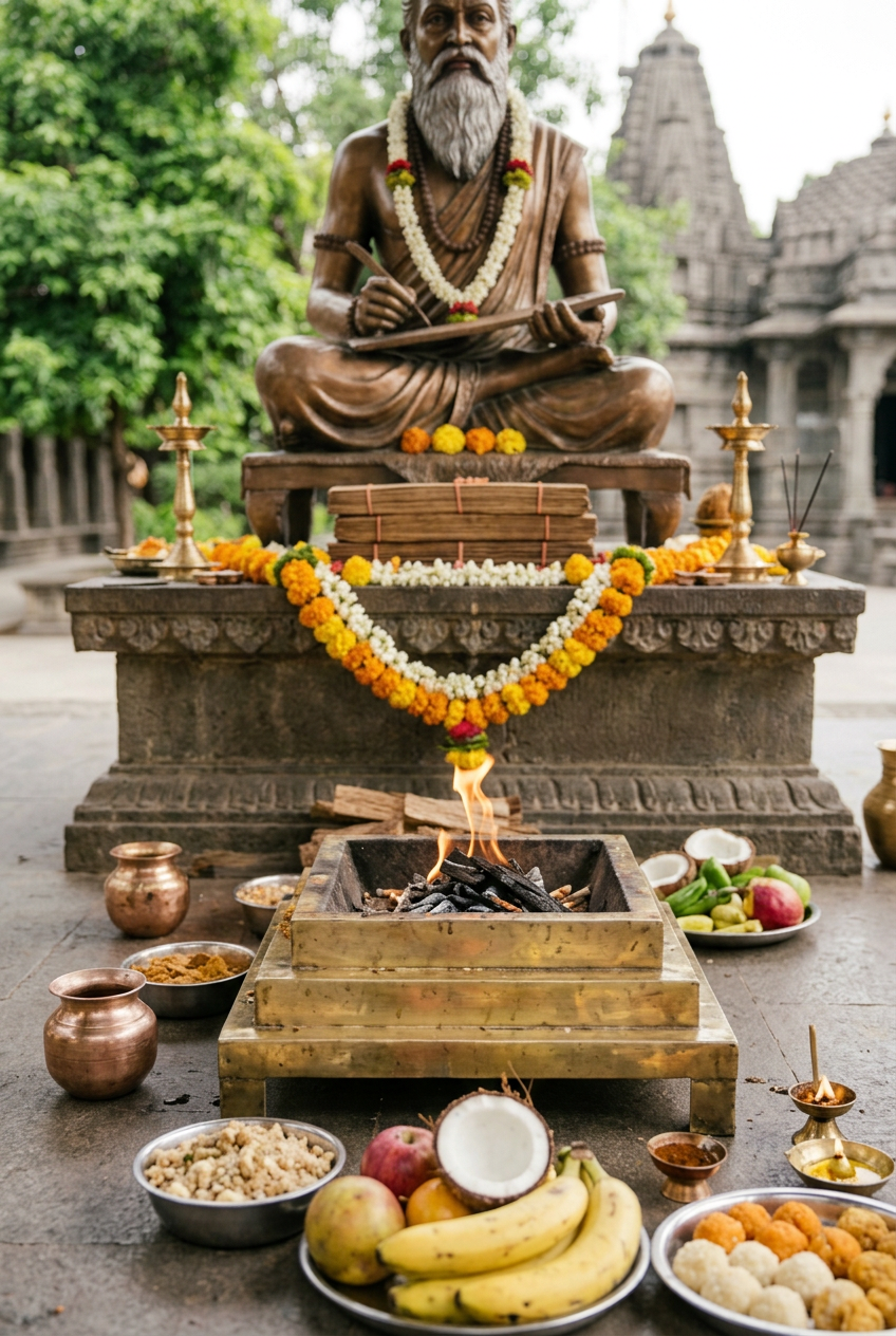 Sage Ved Vyas Puja and Yajna