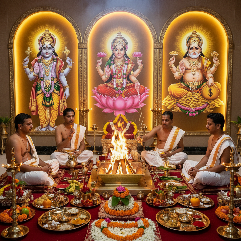 Venkateswara Laxmi Kuber Puja-125000 Chants
