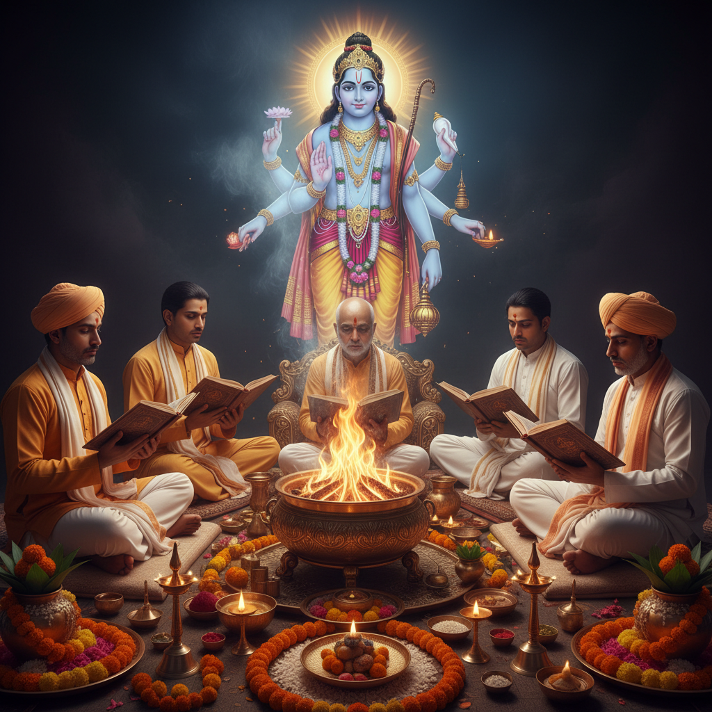 Vishnu Chalisa Paath-1008 Paath