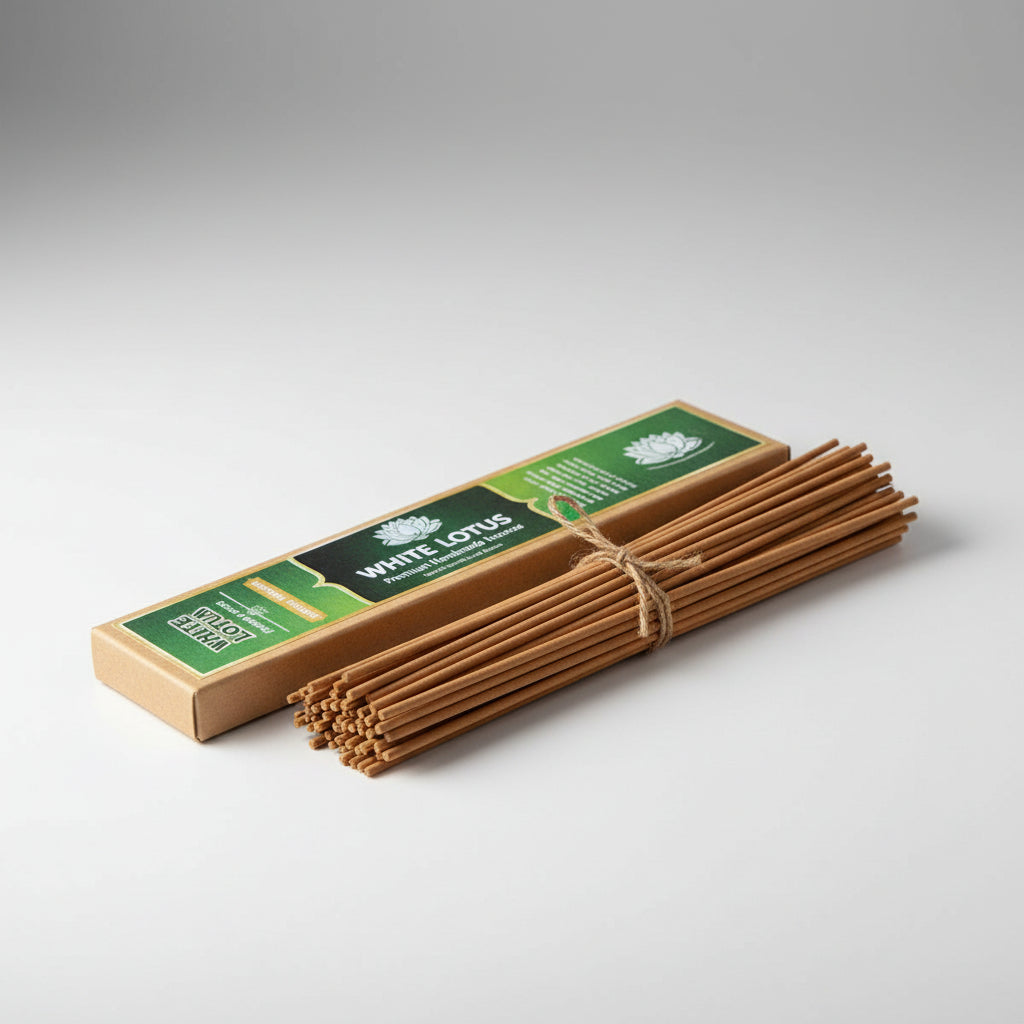 White Lotus Incense Stick (Natural Fragrance)-30 Sticks
