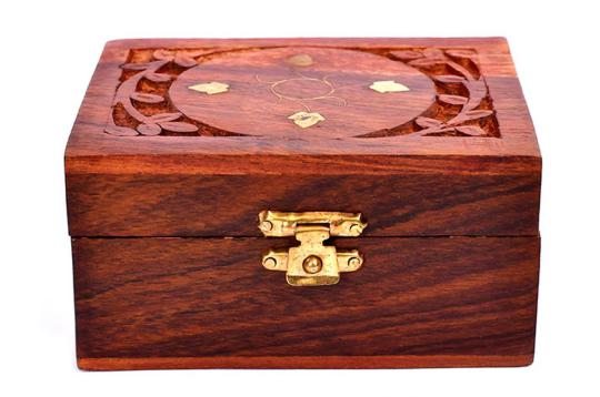 Wooden Rudraksha Chest (II)