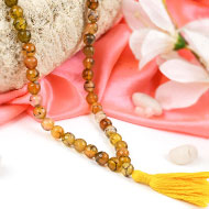 Yellow Jasper Faceted Beads Rosary